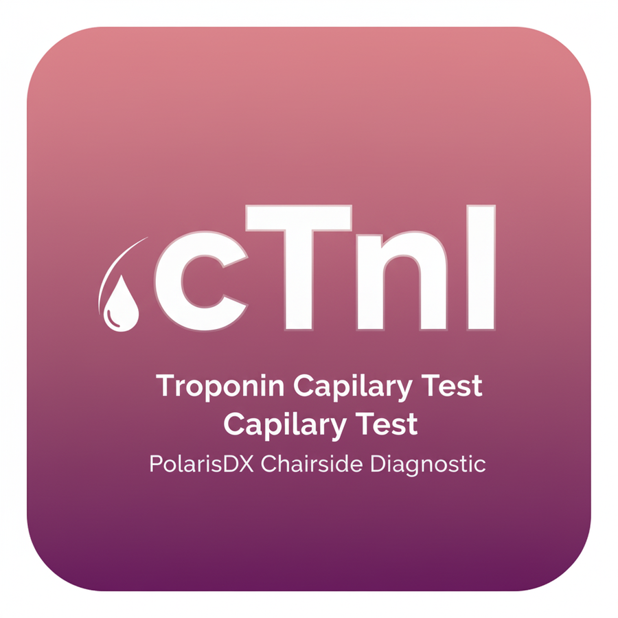 PolarisDX Chair side lateral flow blood test: cTnl Troponin