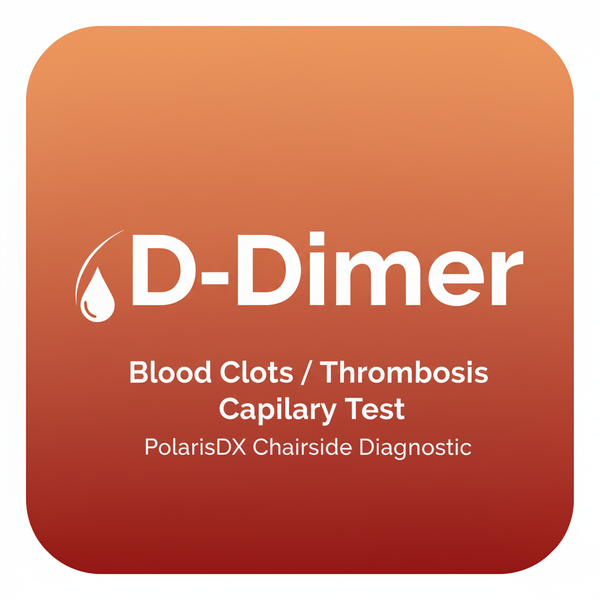 PolarisDX Chair side lateral flow blood test: D-Dimer Blood Clots / Thrombosis