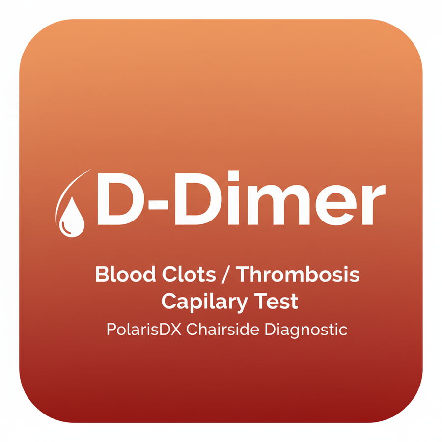 PolarisDX Chair side lateral flow blood test: D-Dimer Blood Clots / Thrombosis